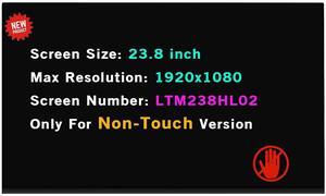 Replacement for HP Pavilion 23.8" 24-R 24-R114 24-R124 All in One OEM LCD Screen 939247-001 LTM238HL02