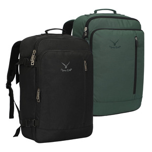 Hynes Eagle 38L Flight Approved Carry-On Travel Backpack – With 3 Packing Cubes – Polyester, Water Resistant, Laptop Compartment