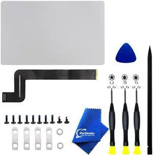 iPartsleader Trackpad with Flex Cable Compatible for MacBook Pro Retina 13.3" A2289 Touchpad Replacement and Tool kit EMC 3456 Early 2020 (Silver)