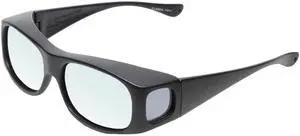 Medspex Fl013 Photochromic Transition Glasses Black/Blue Therapeutic Color Therapy Light Sensitivity Unisex Chromotherapy