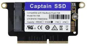 ocxutsx 1TB SSD for MacBook Pro 13" A1708 Late 2016 MLL42LL/A EMC 2978 Non-touchbar Solid State Drive