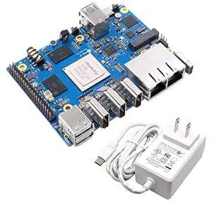 Orange Pi 5 Plus 8GB Rockchip RK3588 8 Core 64 Bit Single Board Computer, 2.4GHz Frequency Open Source Development Board Run Orange Pi OS, Android, Debian, Ubuntu (Pi 5 Plus 8G+5V4A TC Supply)
