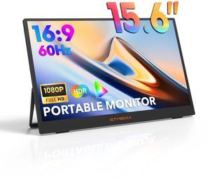 Portable Monitor 15.6inch 1080P FHD Laptops Monitors USB C HDMI Second External Monitor for Laptops Gaming Monitors Display for Tablet/Phone/PC/MAC/PS5 Built-in Dual Speakers