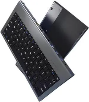 Yoidesu Wired Keyboard with USB C Hub, 11 in 1 USB C Docking Station & 78 Keys Corded Computer Keyboard with 4K VGA USB3.0x3 100W PD 1000Mbps RJ45 TF Slot 3.5mm AUX