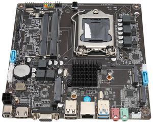 H81 LGA 1150 Motherboard, Channel DDR3 Micro ITX Computer Motherboard, M.2 Support, 2 SATA Gaming Motherboard for Core I3 I5 I7 4th 5th Generation CPU