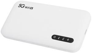 5G Wi Fi Mobile Hotspot, 2.4GHz and 5.8GHz Portable Wi Fi Device for Travel, Supports SIM Card Slot & 16 Devices, IP67 Waterproof, Wi Fi 6 5G Router 6100mAh Rechargeable