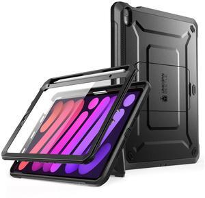 SUPCASE for iPad Mini 7 Case A17 Pro 2024 (UB Pro), [Built-in Screen Protector & Pencil Holder & Stand] [Support Apple Pencil Charging] Protective Case for iPad Mini 7th/6th Generation 8.3", Black