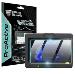 IPG ProActive Made for Getac K120-EX 12.5" Rugged Tablet Display 9H Hardness Screen Protector Nano Ceramic Film Ultra Responsive High Clarity Anti Scratch Smudge & Shock Proof for K120-EX