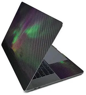 MightySkins Carbon Fiber Skin for Apple MacBook Pro 16" (2020) - Aurora Borealis | Protective, Durable Textured Carbon Fiber Finish | Easy to Apply, Remove, and Change Styles | Made in The USA