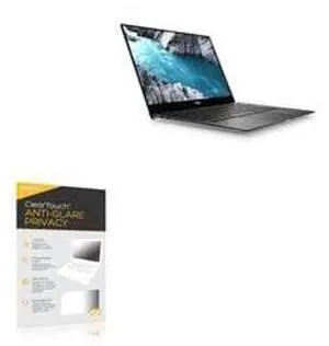 BoxWave Screen Protector Compatible with Dell XPS 13 (9370) - ClearTouch Anti-Glare Privacy (2-Pack), Privacy Screen Protector Flexible Film Anti-Glare