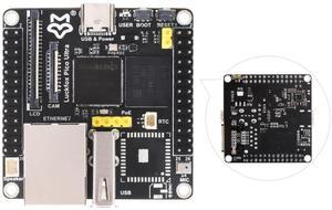 Waveshare Luckfox Pico Ultra RV1106 Linux Micro Development Board, Integrates ARM Cortex-A7/RISC-V MCU/NPU/ISP Processors, with 8GB EMMC, Without PoE Module or WiFi