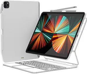 SWITCHEASY CoverBuddy Lite for iPad Pro & iPad Air Case, Work with Magic Keyboard & Smart Keyboard Folio (Keyboard Not Included) | ONLY for 2018-2022 iPad Pro 11" / 2020-2022 iPad Air 10.9" (White)