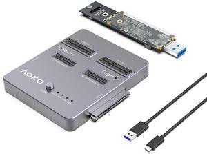 M.2 SSD Cloner 4-in-1 Hard Drive Cloner Duplicaotr and M2 USB Adapter