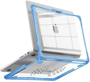 IBENZER Hexpact Case For MacBook Pro 14 Inch 2025 2024 M4 M3 M2 M1 A3112 A3185 A3401 A2918 A2992 A2779 A2442 Pro/Max 2025-2021,HeavyDuty Protective Case ScreenLock for MacPro14,SerenityBlue,HPE-T14SRL