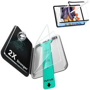 ESR 2 Pack Screen Protector for iPad Air 11 Inch M3/M2 2025/2024 (7th/6th Generation)+ Paper-Feel Magnetic Screen Protector