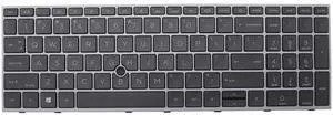 New Backlit Laptop Keyboard for HP ZBOOK Fury 15 G7 G8 US Point L12764-001 L97968-001 M17095-001 L97967-001 M17094-001 9Z.NHNBC.001 NSK-X00BC PK132WW1B00 LK132WW1A00 NSK-X01BC 9Z.NHNBC.101, Black
