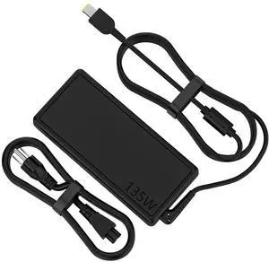 135W New Slim Laptop Charger fit for Thinkpad X1 Extreme Gen 2 P1 P15v T15p T440P T470p T540p for Legion Y50 Y520 Y530 Y50P-70 Y520-15 4X20E50558 ADL1 35NDC2A 20V 6.75A Power AC Adapter