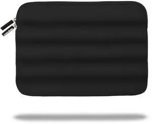 ANECDOTE Laptop Case 13-14 Inch - A Perfect Laptop Sleeve That is Compatible with MacBook Air/Pro and iPad Pro 12.9 - Fits in Your Bag, Made of 100% Nylon with Aesthetic Design (Black)