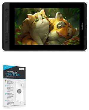 BoxWave Screen Protector Compatible with Huion KAMVAS Pro 13 GT-133 - ClearTouch Crystal (2-Pack), HD Film Skin - Shields from Scratches for Huion KAMVAS Pro 13 GT-133