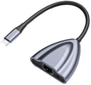 USB C to Ethernet Adapter 3 in 1 (Style 4)