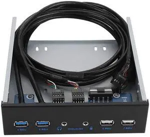 Cuifati USB3.0 Front Panel, USB 3.0+USB 2.0 HD Audio, 4.8Gbps SuperSpeed, Plug & Play, Aluminium Alloy