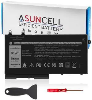 ASUNCELL R8D7N Battery Replacement for Dell Inspiron 3540 M3550 Latitude 5400 5500 5510 7590 7591 7791 2-in-1 Series H82T6 0C5GV2 0W8GMW Series 1V1XF 4GVMP RF7WM 9JRYT X77XY 11.4V 51h