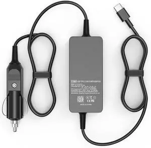 118W 100W USB C Laptop Car Charge for HP Dell Samsung Asus Surface Microsoft Lenovo Yoga//IdeaPad/Thinkpad Gen 3 4 MacBook Pro Air Razer Blade Stealth Travel Type C DC Adapter