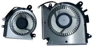 Sicastar CPU Cooling Fan for MSI GF63 Thin GF63 9RCX-818 9SC-066 8SC-030, GF65 Thin 9SD 9SE 9SX 9SEXR 10SX 10SDR 10SER DC5V Series Fan (CPU +GPU Fans)