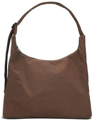 Large Nylon Shoulder Bag with Adjustable Quilted Strap - Fits 13" Laptop, Interior Zip Pocket