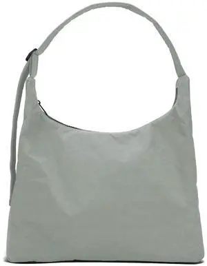 Large Nylon Shoulder Bag with Adjustable Quilted Strap - Fits 13" Laptop, Interior Zip Pocket