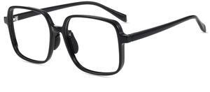 Firmoo Blue Light Blocking Glasses - Black Square Eyeglasses Anti UV Ray Computer Gaming Glasses Blue Blockers for Women/Men