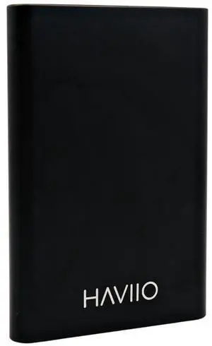HAVIIO 2.5" Portable External Hard Drive HDD USB 3.0 for PC, Mac, Laptop, PS4, Xbox One, Xbox Series X (750GB, Black)