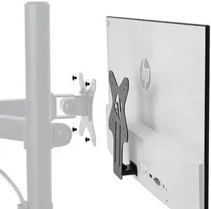 IFCASE Quick Attach VESA Adapter for HP Monitors 27er, 27es, 27ea, 25er, 25es, 24ea, 24es, 23er, 23es, 22er, 22es, 22f, 23f, 24f, 25f, 27f, 27fw (Black) 2 Packs