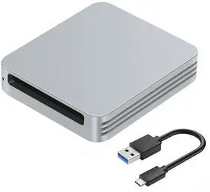 CERRXIAN CFexpress Type B Card Reader, USB 3.1 Gen 2 CF Express Type B Card Reader,Transfer Speeds Up to 10Gbps, Compatible with Windows/Mac/iOS/Android