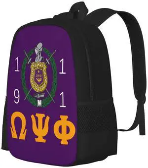 Large Backpack Personalized Laptop Ipad Tablet Travel, Black