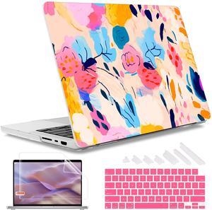 May Chen Case for M4 MacBook Pro 16 inch A3403 Max A3186, M3 A2991 M2 A2780 M1 A2485 Pro Max 2024 2023 2022 2021 Release, Plastic Hard Shell Case with Screen Pretector&Keyboard Cover, Originality