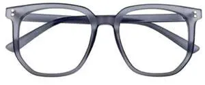 Oversized Square Reading Glasses for Women Men Blue Light Blocking Eyeglasses Frame Cute Comfortable Blue +1.25