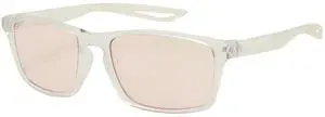 LEVEL UP Strike Blue Light Blocking Glasses - Computer Reading & Gaming Eyewear for Gamers to Filter UV Glare & Anti Eyestrain - Men, Women & Kids Clear Frame Rose Lenses Reader Spectacles