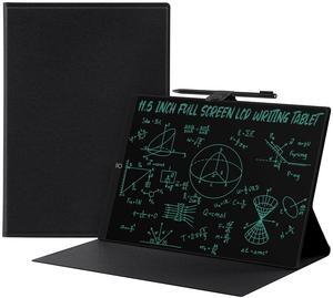 LCD Writing Tablet for Adults: 11.5 inch Full Screen Drawing Tablet Reusable Erasable Digital Notepad with Hall Switch and Tablet Case for Gift Birthday