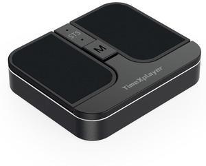 TIMEXPLAYER Mini Square Mouse - 2.4GHz Wireless, Dual Bluetooth Connection, Compatible with All Major Operating Systems - High Precision Sensor, Customizable Multi-Function Buttons, Ideal for Office