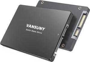 Vansuny 2TB SATA III SSD Internal Solid State Hard Drive 2.5" Internal Drive Advanced 3D NAND Flash Up to 500MB/s SSD Hard Drive for PC Laptop Desktop