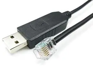 Washinglee RJ12 Control Cable for Skywatcher AZ-GTI and AZ-GTE, for Computerized Alt-Az Tracking Mount (6 FT / 1.8M)