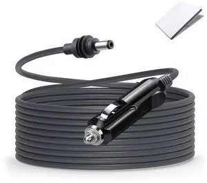 weishan 16ft Car Charger to DC Power Cable for Starlink Mini, Waterproof DC Car Charger Auto Power Supply Cord for Satellite Mini, 5m Long