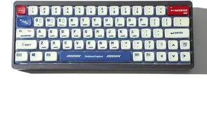 XDK Mechanical Keyboard 116 CustomPBT Keycaps Set, Shine Through Pudding Keycaps Translucent, White Key Caps ASA Profile