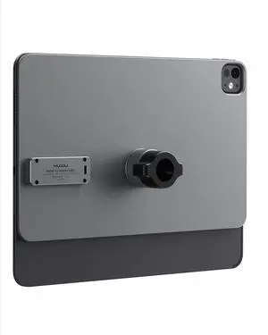 KUXIU Magnetic Wireless Charging Panle for iPad Pro 12.9/Air 13 M2/M3, Aluminum Alloy Panle for 17mm Ball Head, Compatibility Various Mount Magnetic Panle for iPad Pro 12.9 3/4/5/6 [Arm Not Included]