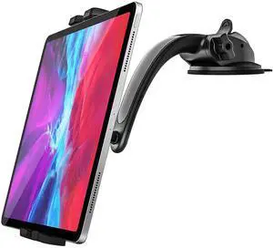woleyi Car Dashboard Tablet Mount, Car Dash Tablet Holder with Strong Sticky Gel Suction Cup, Compatible with iPad Pro/Air/Mini, Galaxy Tabs/Z Fold, Fire HD, More 4.7-13" Cell Phones and Tablets