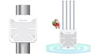 WAVLINK AX3000 Outdoor WiFi 6 Repeater -AX1800 Weatherproof Long-Range WiFi Extender/Access Point/Router with Dual Band/PoE/IP67 Waterproof