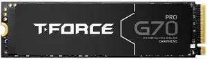 TEAMGROUP T-Force G70 PRO Graphene Heatsink 1TB DRAM SLC Cache 3D TLC NAND NVMe InnoGrit PCIe Gen4x4 M.2 2280 Gaming Internal SSD Works with PS5 Read/Write 7400/5500 MB/s TM8FFH001T0C129