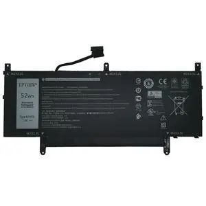 EPYOBW N7HT0 Laptop Battery 52Wh 6500mAh 4-Cell 7.6V Compatible with Dell Latitude 9510 9520 / Latitude 9520 2-in-1 Series TVKGH V5K68 N2NLL HYMNG 08NFC7 N7HTO 0PKW00 089GNG 0HYMNG
