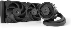 ARCTIC Liquid Freezer III Pro 240-240 mm AIO CPU Cooler, Water Cooling, 38 mm Radiator, PWM Pump, VRM Fan, AMD AM5/AM4, Intel LGA1851/1700 Contact Frame - Black
